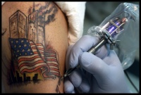 Татуировки американцев в память о Всемирном торговом центре